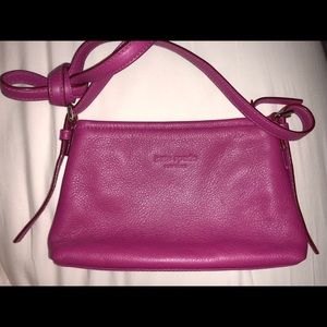 Kate Spade Soft Leather Crossbody Fuschia